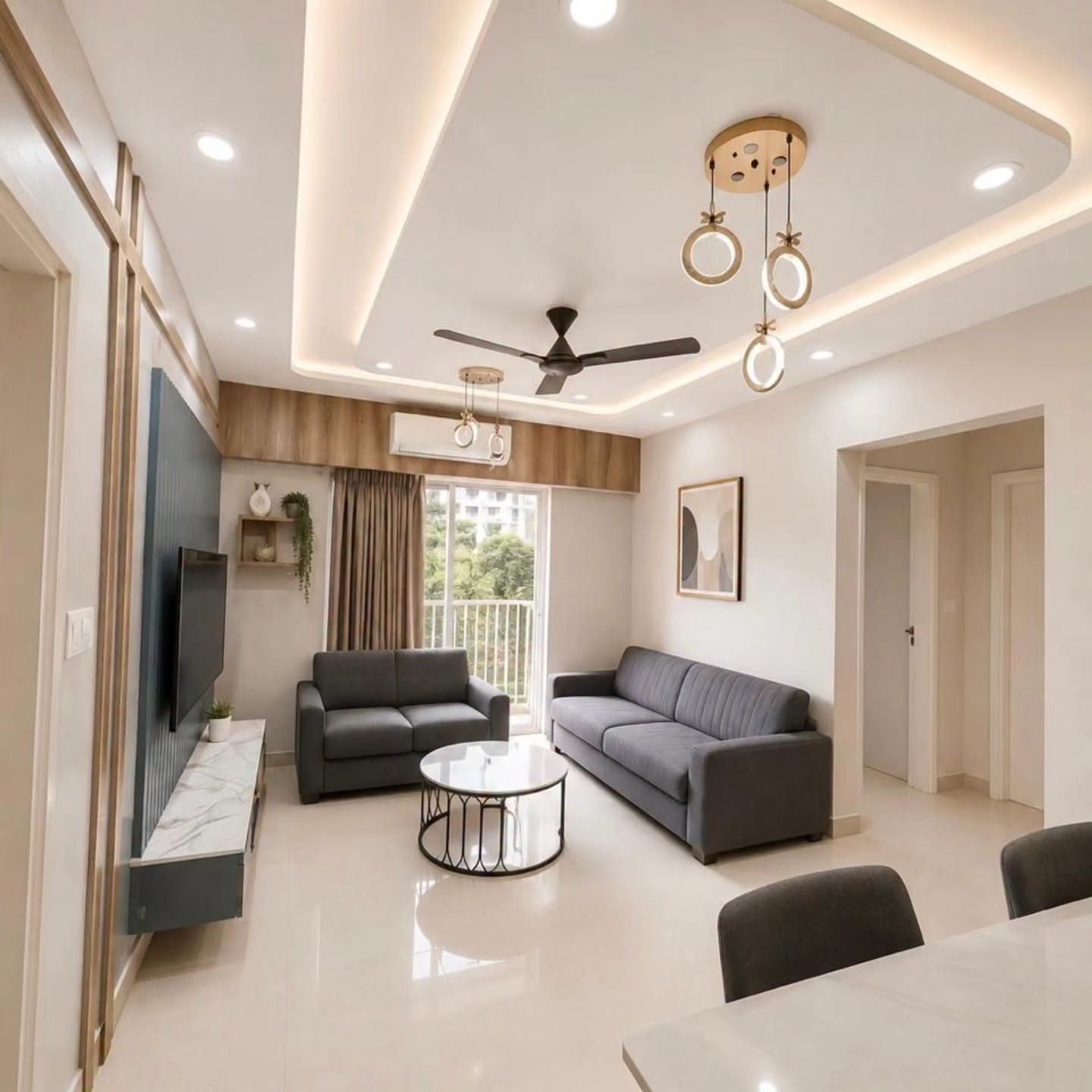 3 BHK Fully Furnished Flat for Rent in Mahalunge, Pune - Image 1